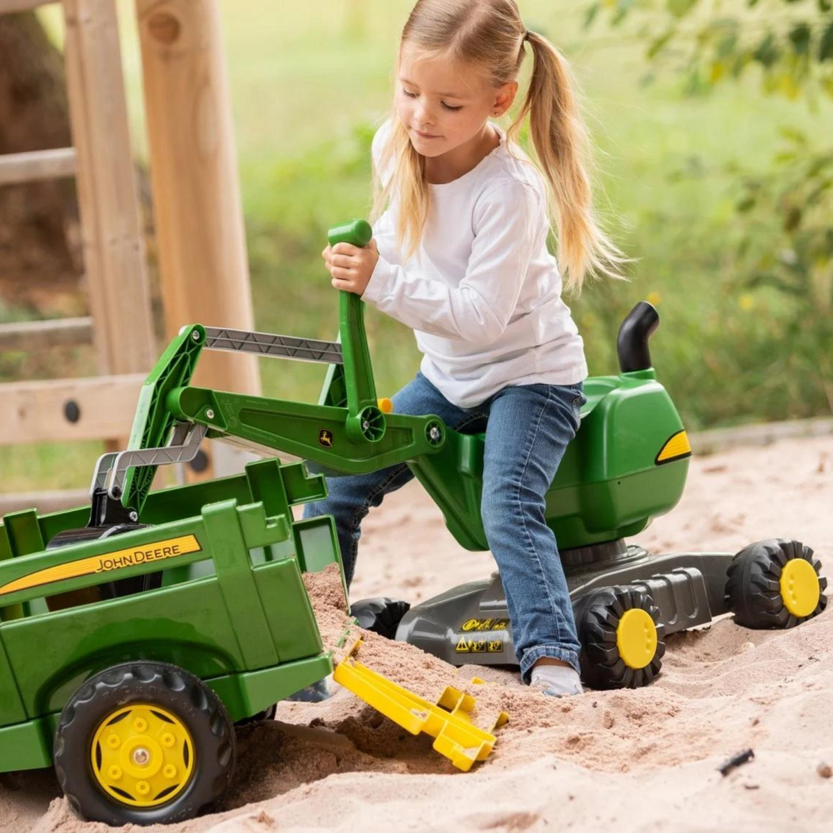 rolly toys john deere excavator