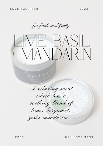 Lime Basil and Mandarin Infographic 