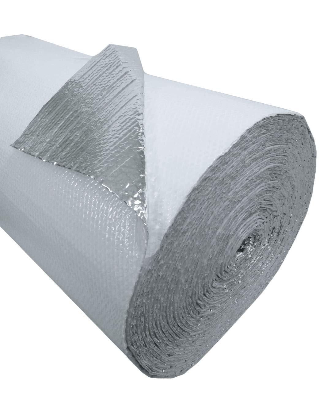 Single-Sided Radiant Barrier Foil + White – BlueTex Insulation