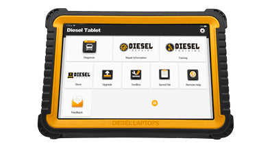 THINKCAR tablet software view