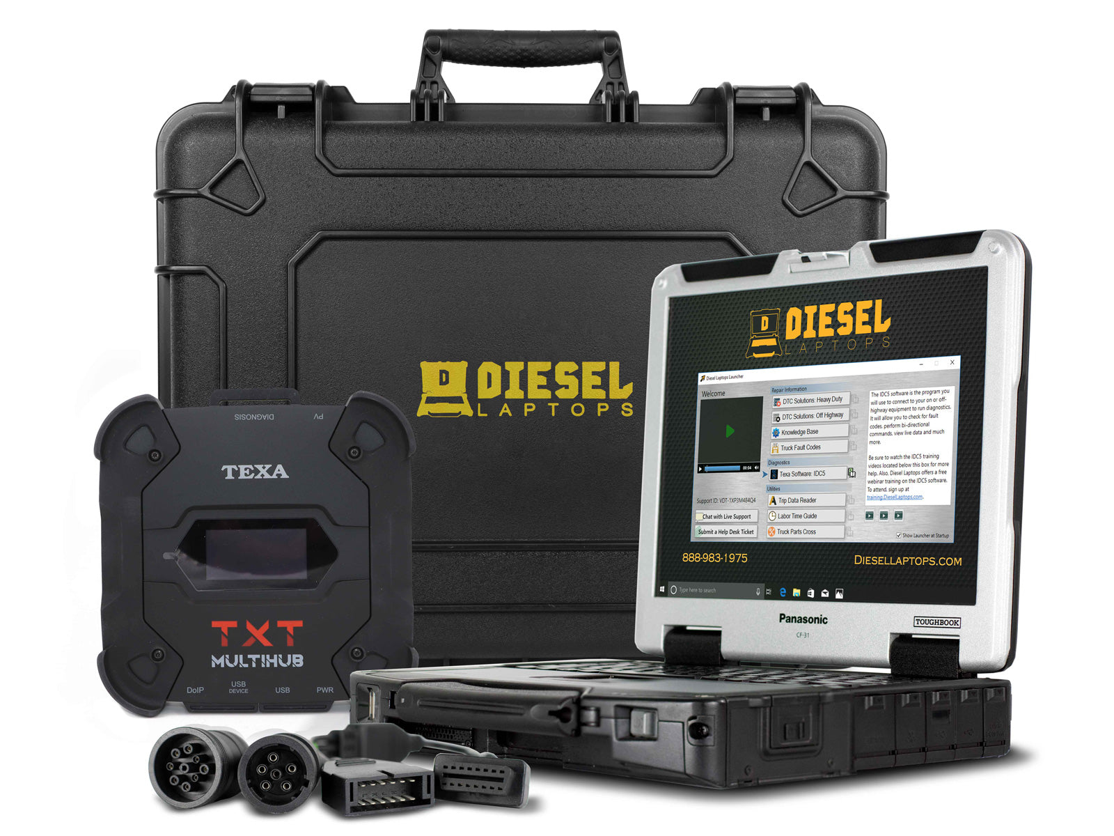 TEXA Dealer Level Truck Scanner Tool with Laptop — Diesel Laptops