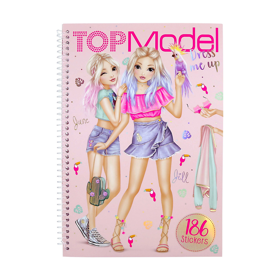 Depesche Top Model Dress Me Up - Tropical Sticker Book – Alfy's New ...