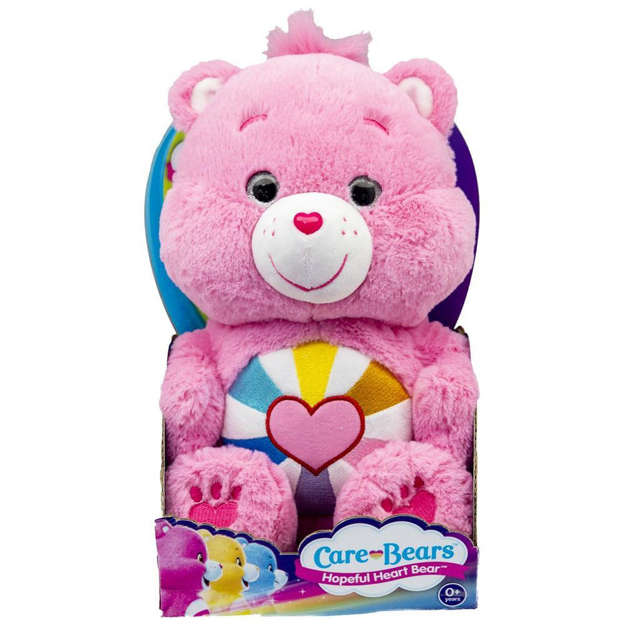 pink care bear with heart