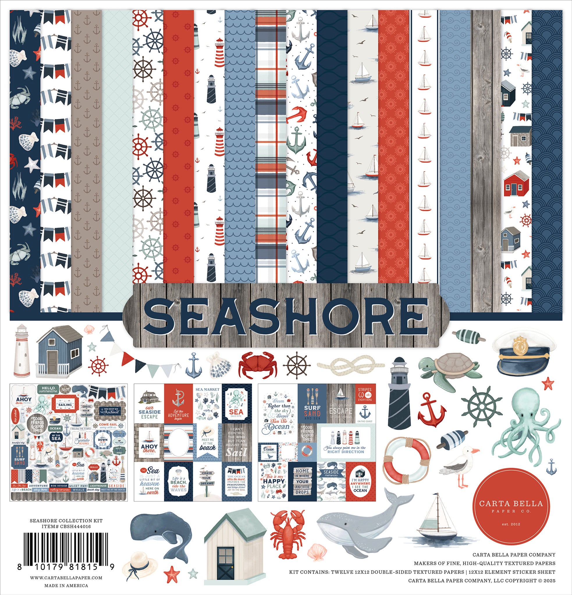 Carta Bella - Seashore Collection Kit