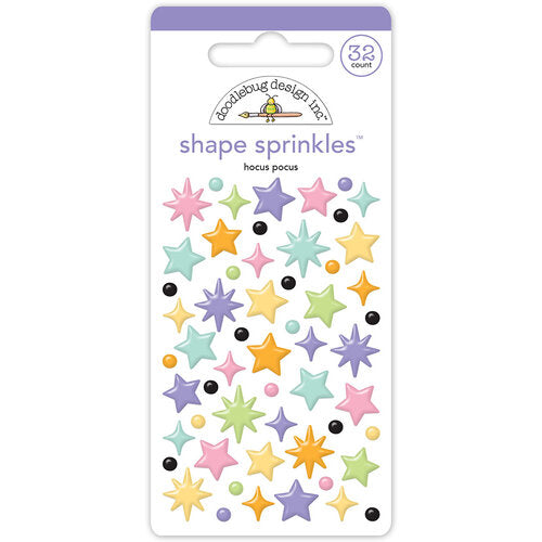 Doodlebug - Sweet & Spooky - Shape Sprinkles - Hocus Pocus