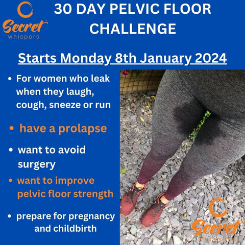 30 day pelvic floor challenge starts monday 8th january 2024