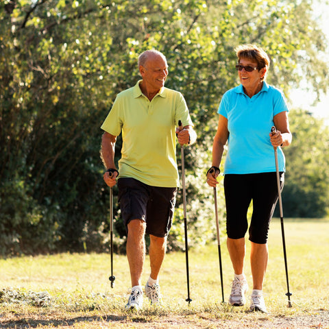 Nordic walking for pelvic floor