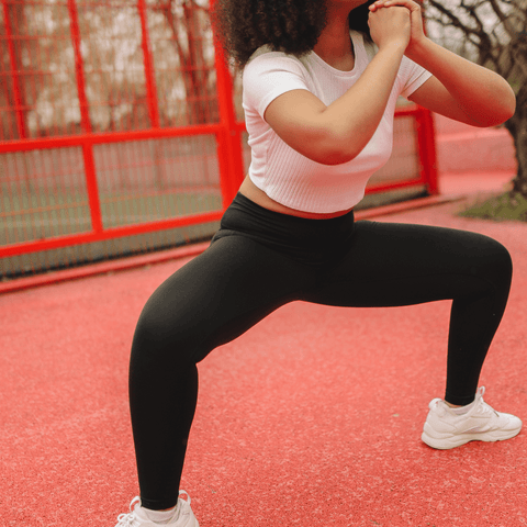 Sumo Squats for Adductor and pelvic floor muscles