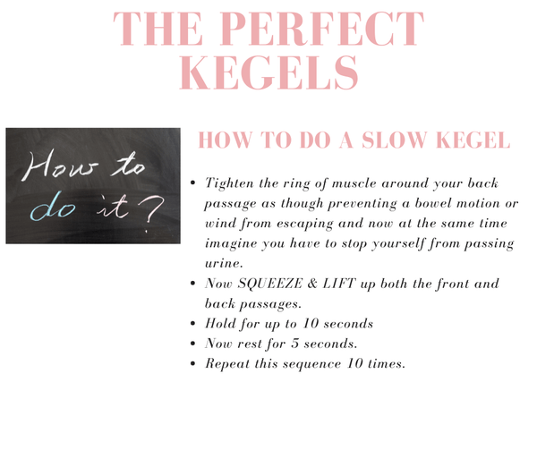how to do slow pelvic floor kegels