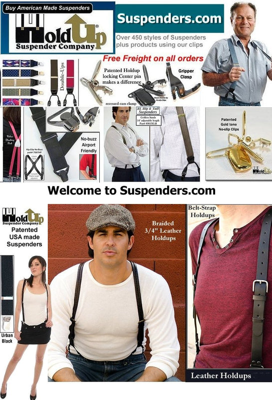 suspenders plastic clips