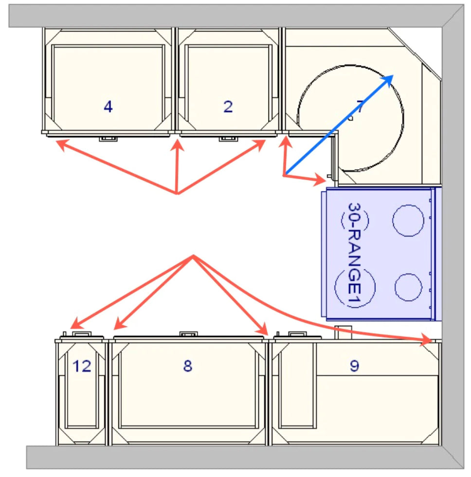 Kitchen with Corner Cabinet  with Susan.jpg__PID:02b23c5e-0e16-400d-b854-3f09f677ed0e