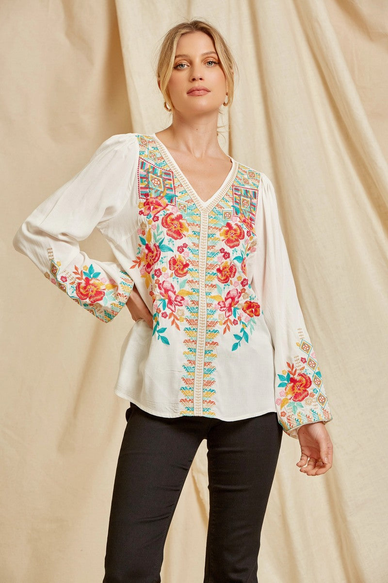 Summer Blooms Top