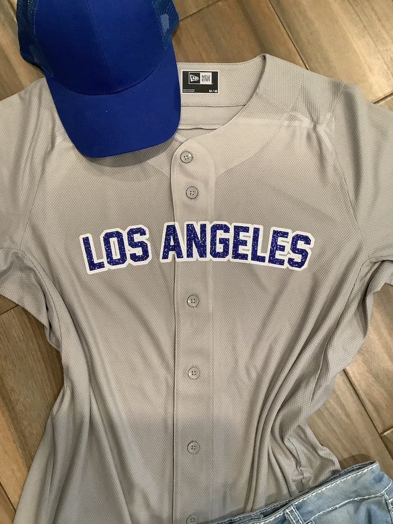 Grijp impliceren Politiek Los Angeles Glitter Jersey: Baseball Fan Gear & Apparel for Women – LuLu  Grace
