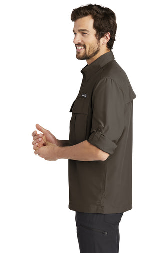 Design Embroidered Eddie Bauer Short Sleeve Fishing Shirt Online