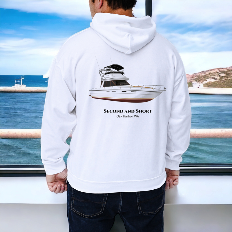 Custom Boat Hoodies: Custom Apparel for Boaters Small / Blue / Yes (add Order #in Notes Section of Cart)