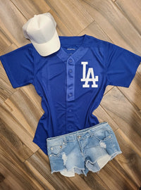 MLB Women's Los Angeles Dodgers Tank Top and Shorts Set 