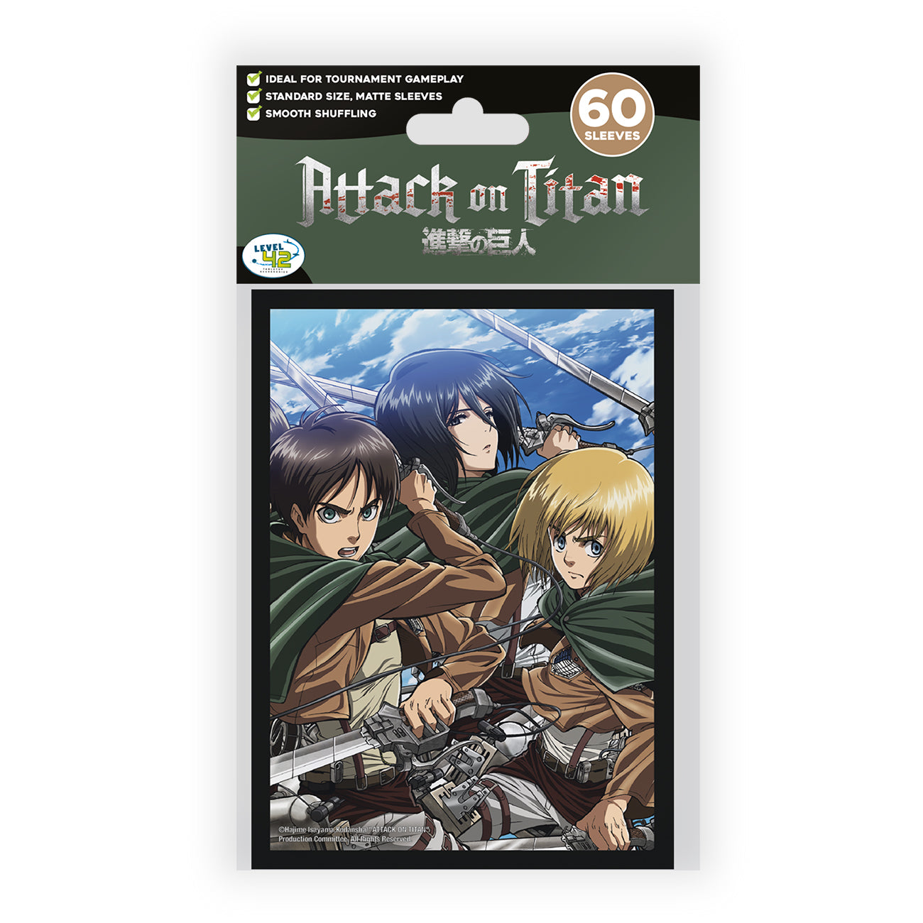 Sleeves - Mini Officially Licensed Attack on Titan Sleeves 