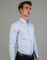 Light Blue Textured Modern Fit Shirt