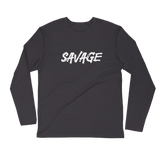 Savage Long Sleeve Fitted Crew