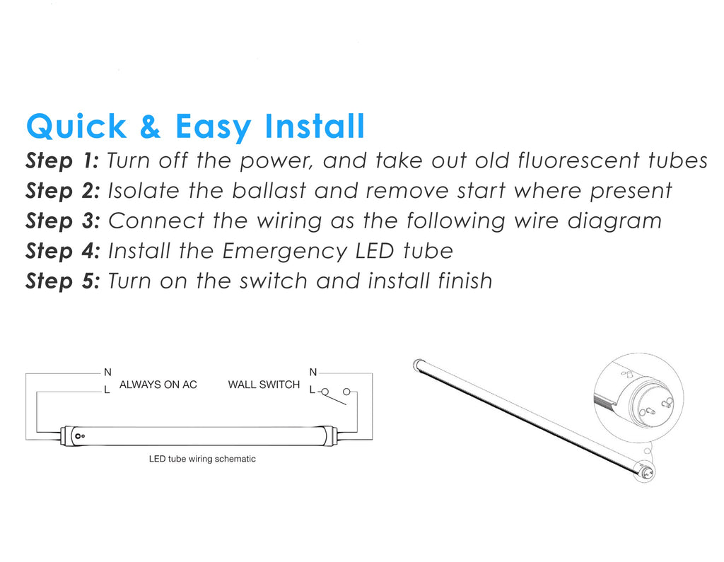 led emergency ballast