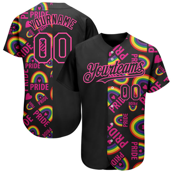 Lgbt Qr Love Is Love Custom Personalized Name Baseball Jersey - Teeruto