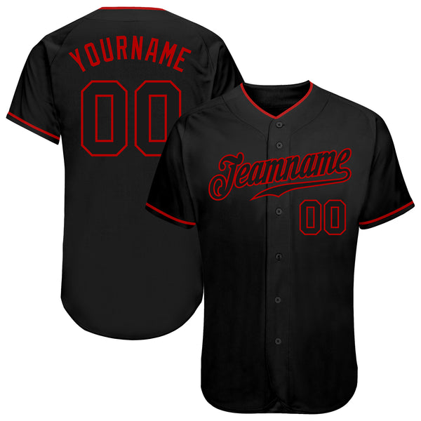 Custom Light Blue White Red Baseball Jersey - Jomagift