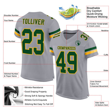 Men's ProSphere Green Oregon Ducks NIL Pick-A-Player Football Jersey