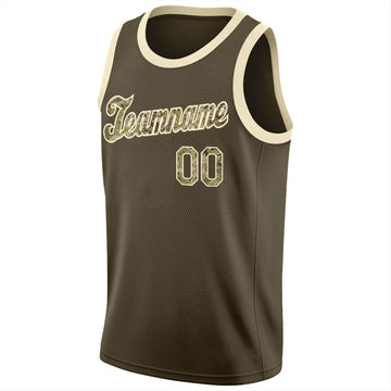 olive green basketball jersey