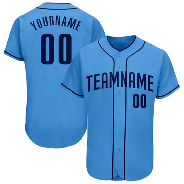 Custom Powder Blue Baseball Jerseys, Baseball Uniforms For Your Team