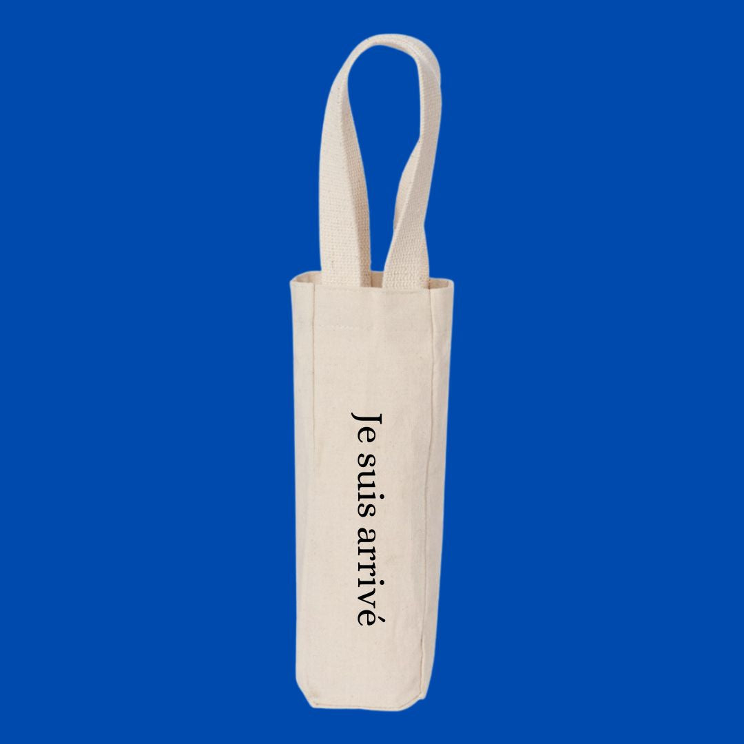 Je suis arrivé Wine/Bottle Tote