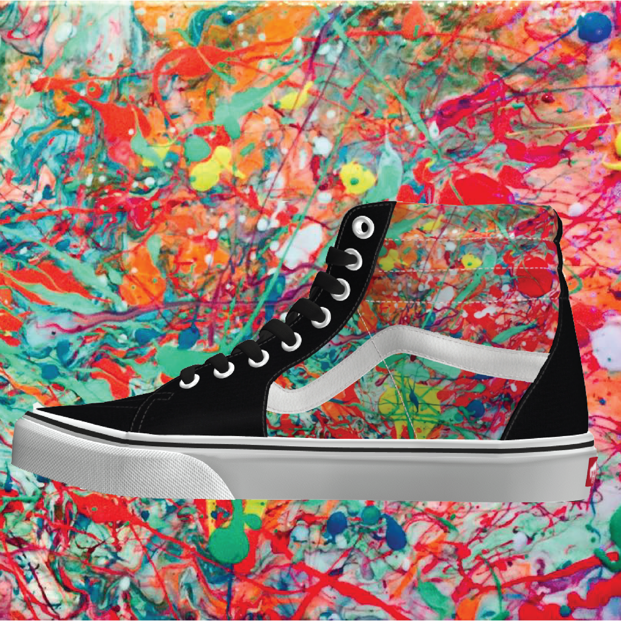 vans sk8 high custom