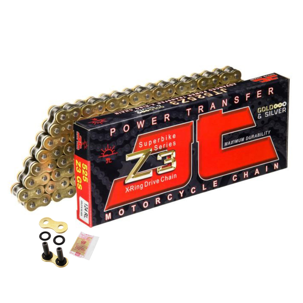 JT Steel X-Ring Drive Chain 530 P 122 L for Honda Motorcycles