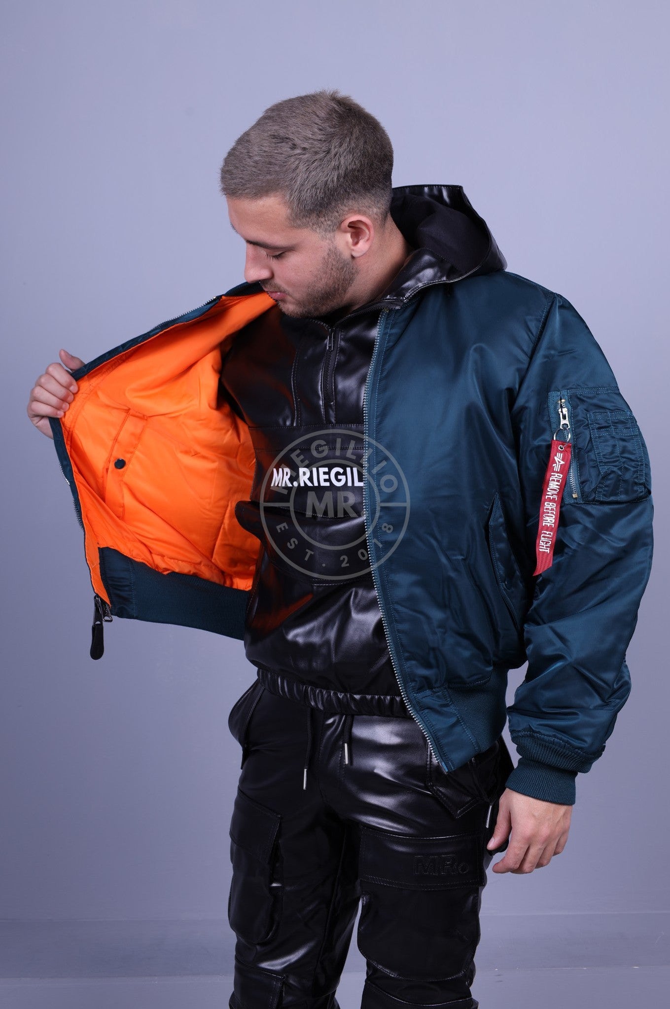 Alpha Industries Sweat Nylon Cargo Jogger at MR. Riegillio