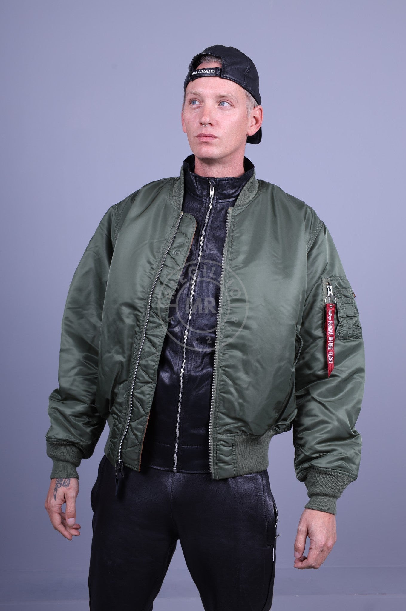 Alpha Industries MA-1 Bomber Jacket - Vintage Sand at MR. Riegillio