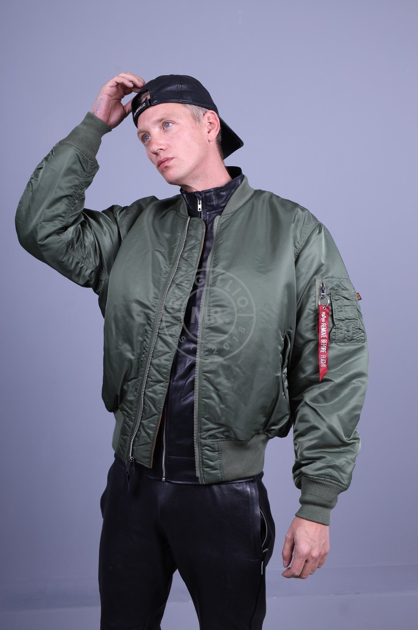 アウトレット大特価 ALPHA®/BAL×WHATZIS MA-1 BOMBER JACKET | www