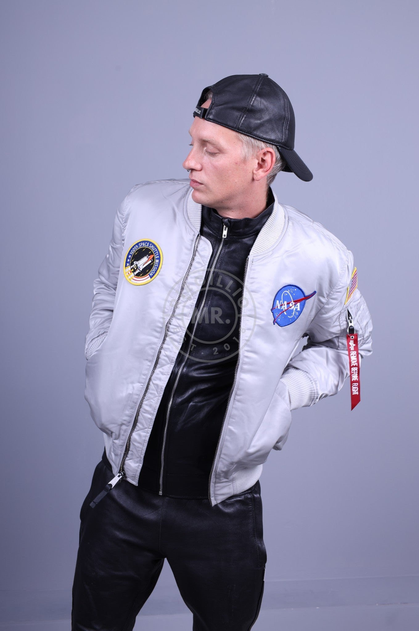 Cazadora Alpha Industries MA-1 VF NASA Green - 166107-01