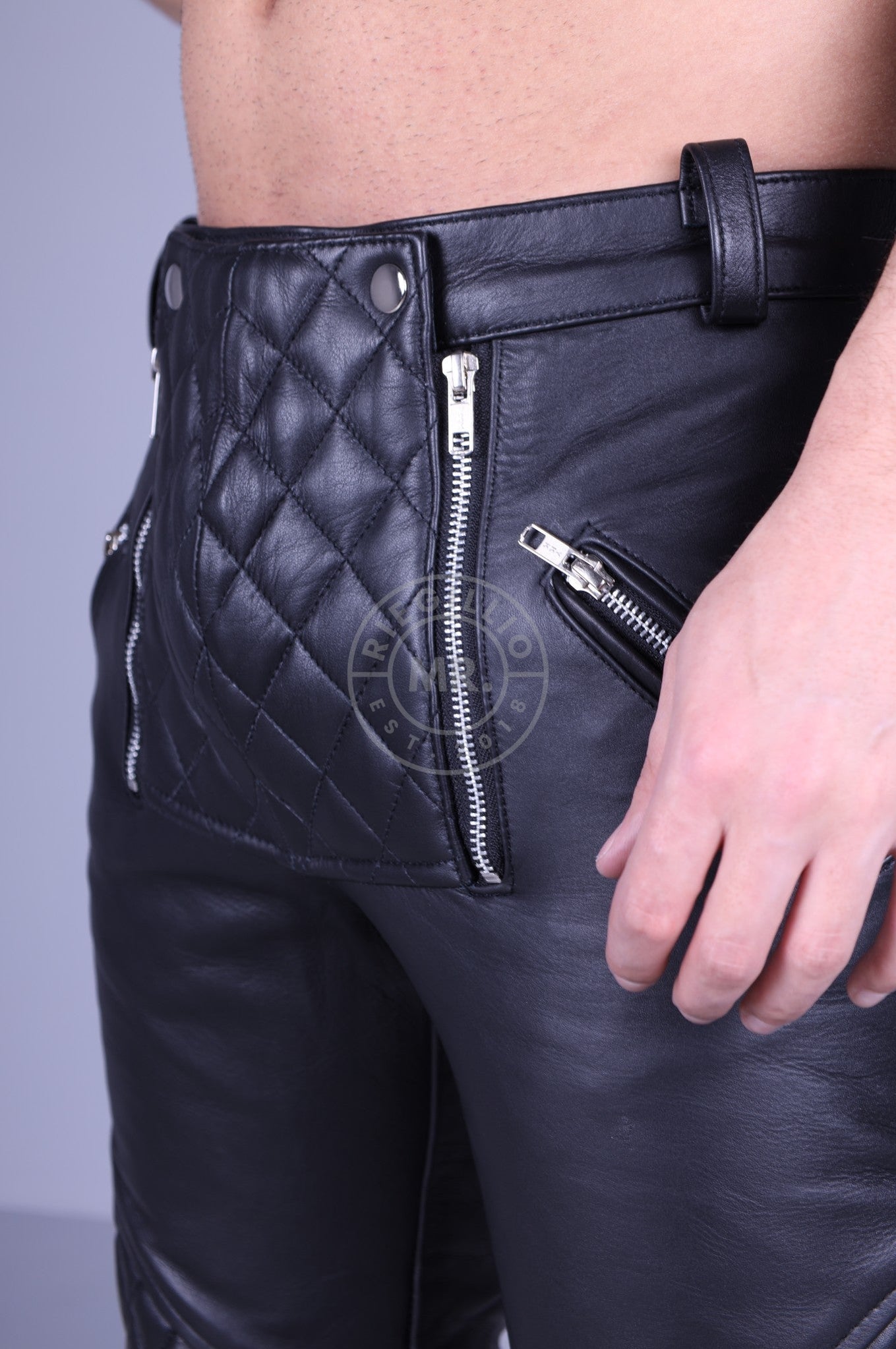 Mister B Leather FXXXer Jeans All Black von Mr Riegillio