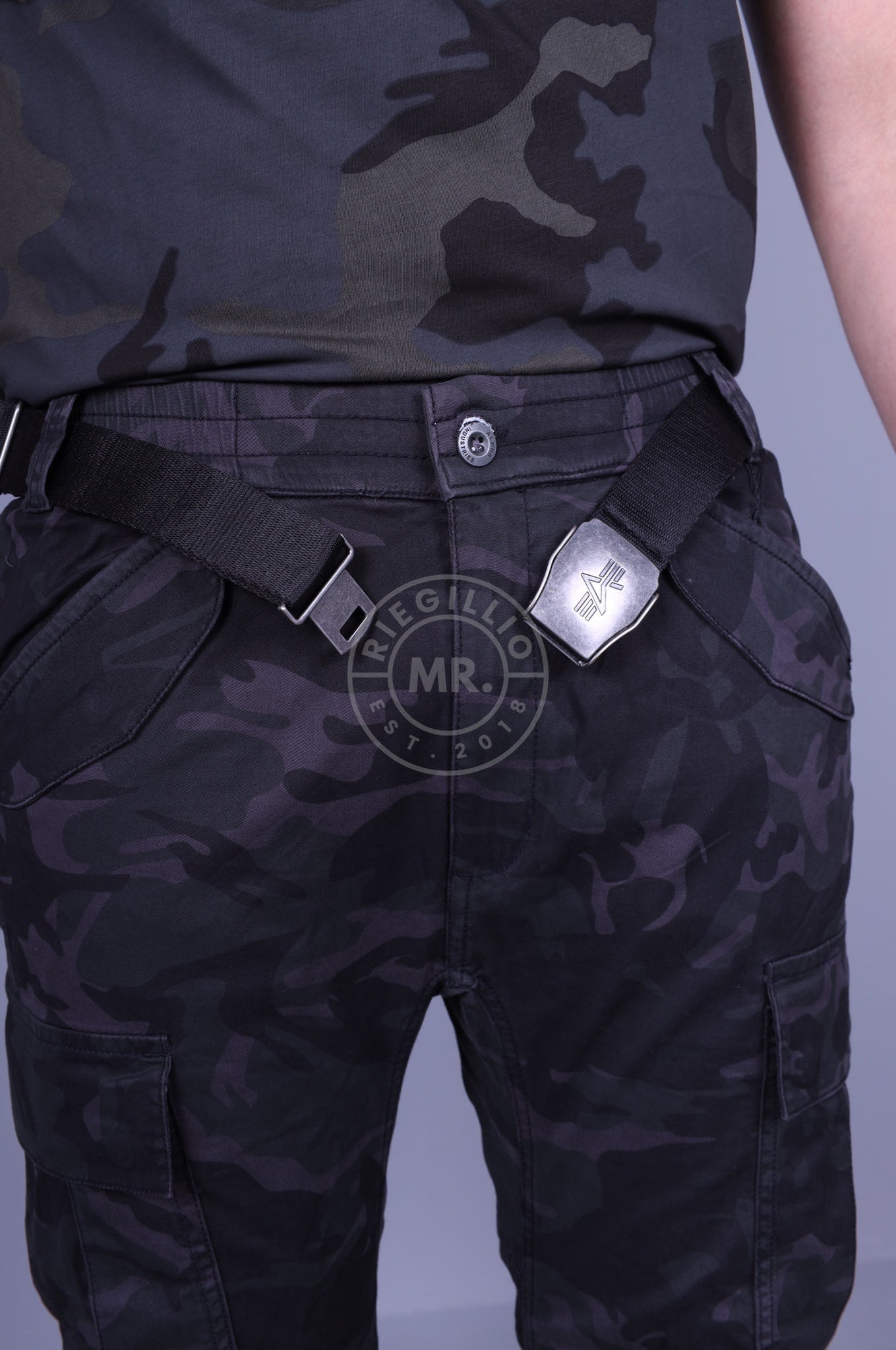 Alpha Industries Embossed Alpha Belt MR. by Riegillio