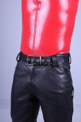 Bockle 1 GAY-ZIP leather pants trousers full zip : : Clothing,  Shoes & Accessories