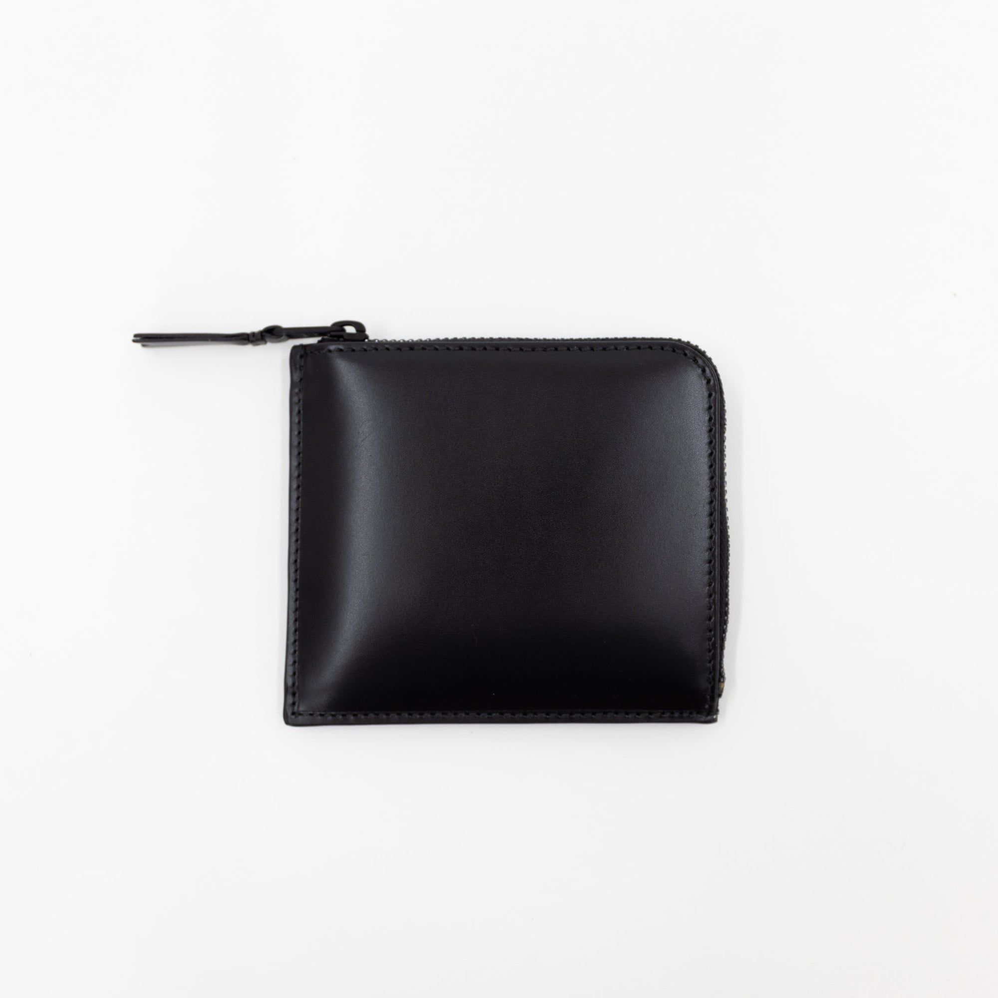 COMME des GARCONS Logo Emboss Leather Boston Bag Black