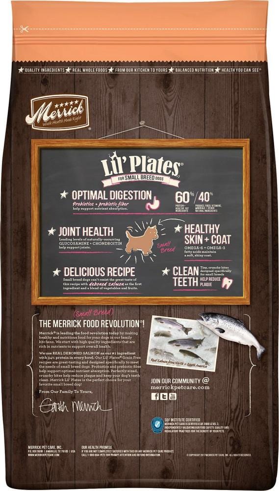 merrick dog food lil plates