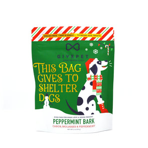 Give Pet Peppermint Bark Soft & Chewy Treats for Dogs