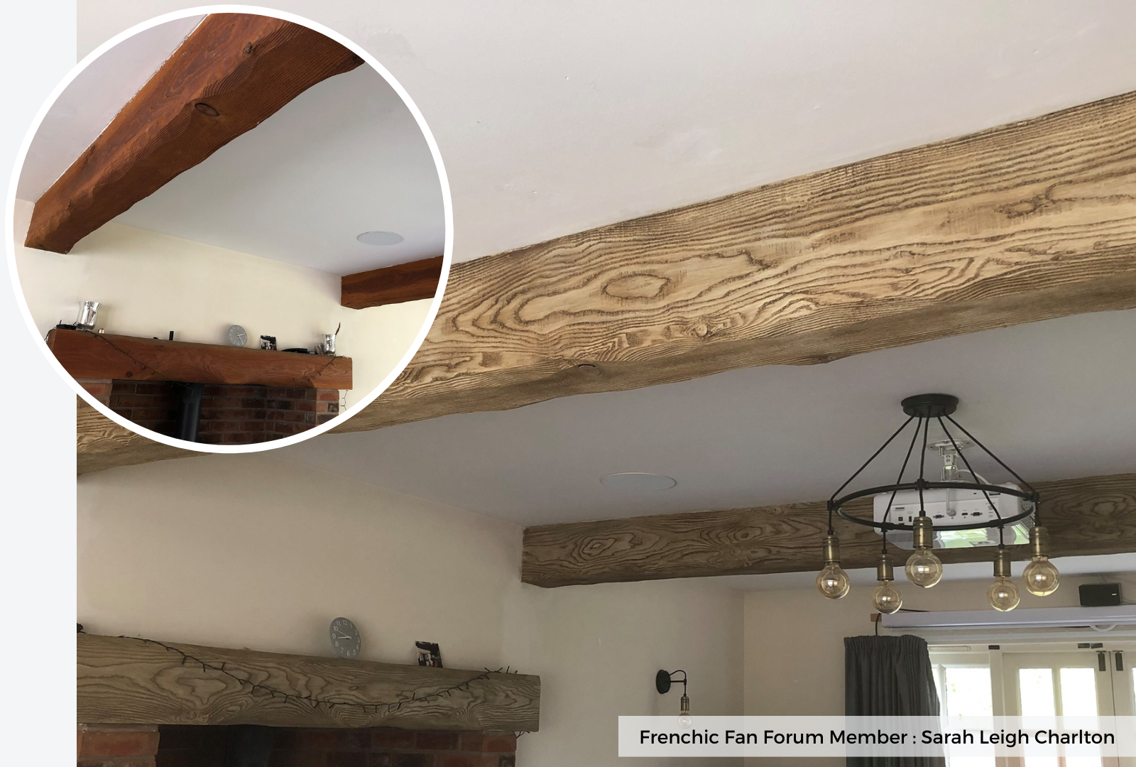 Frenchic Paint Blog | Unleashing the Frenchic Flair: Reviving Old Wooden Beams with Creme de la Creme and Browning Wax - The Hottest Trend of the Year! by Weirs of Baggot Street