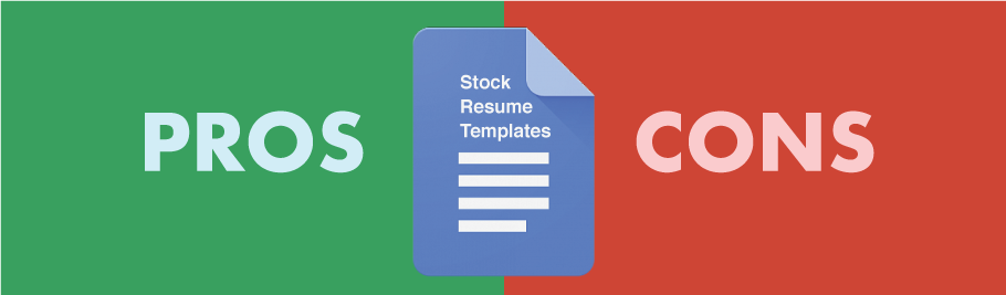 Stock Google Docs Resume Templates Pros and Cons