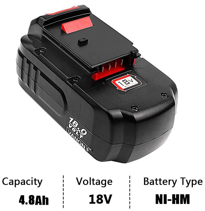 PC18B 18-Volt NI-MH Cordless Replace Battery Pack for Porter Cable 3.0Ah  PC18B PCC489N PCMVC PCXMVC Cordless Tools (1 pack)