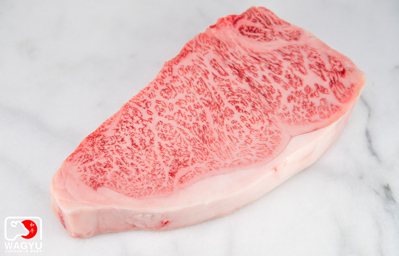 Miyazakigyu A5 Wagyu Beef Striploin Steak Thick Cut The Wagyu Shop 