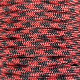 Imperial Red & Black Paracord Detail