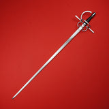 Rogue Steel Double Ring Rapier with Aluminum Blade