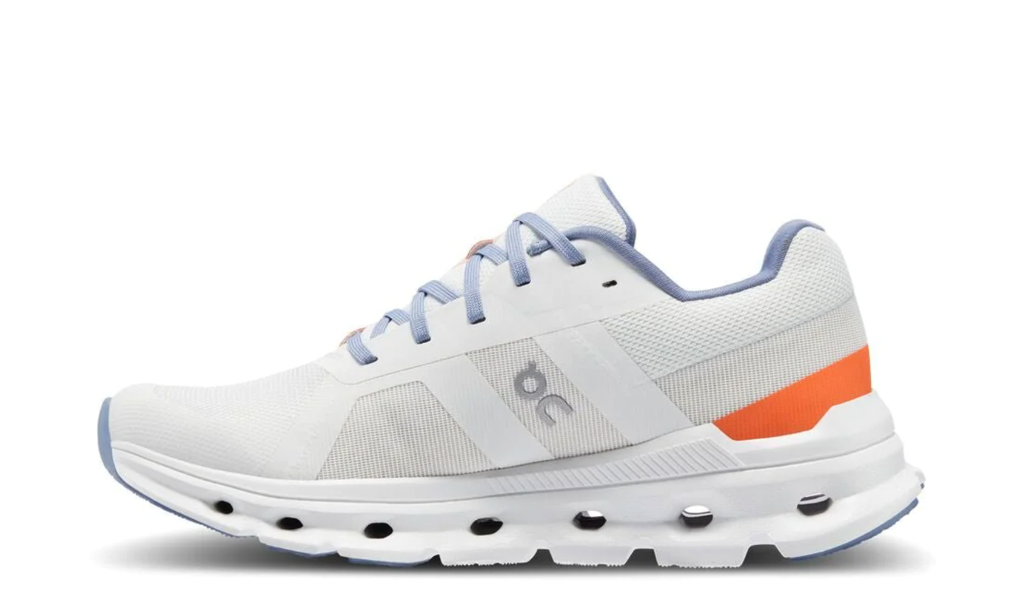 Women's ON Cloudrunner - Undyed-White and Flame | Run Republic