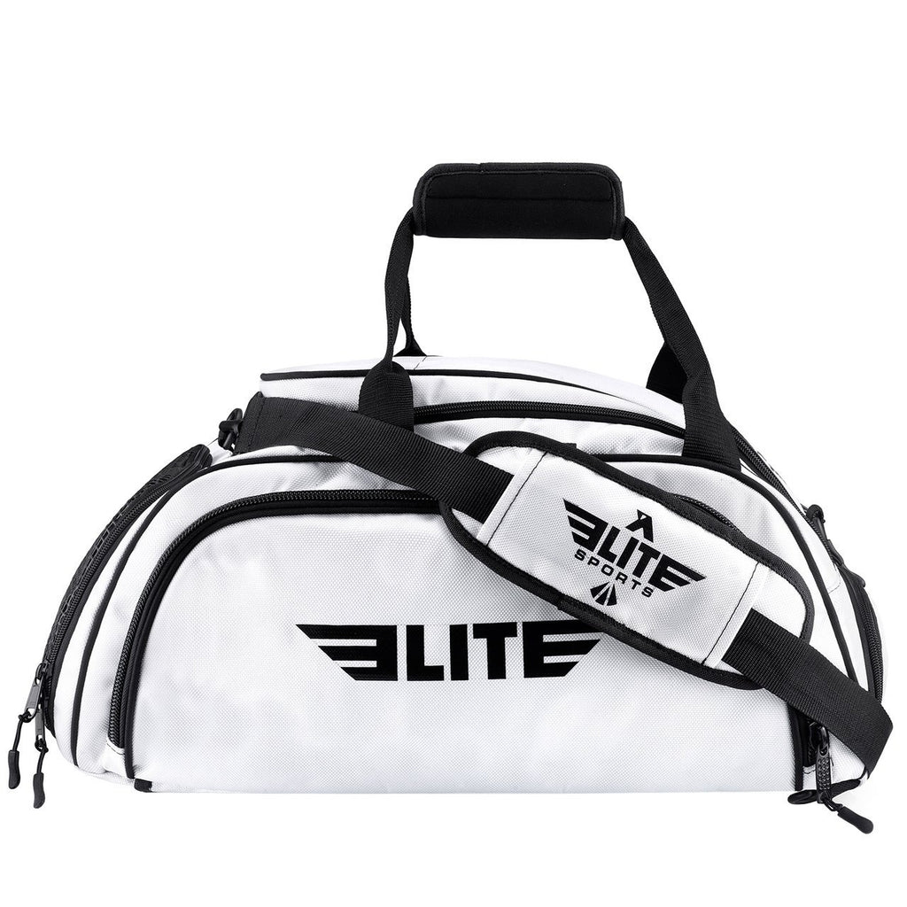 Elite Sports Warrior Series White Large Duffel MMA Gear